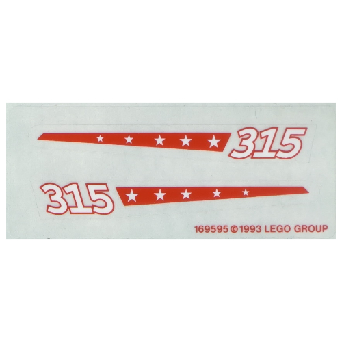 Lego Sticker Sheet for Set 6596-1 / [No Color/Any Color]
