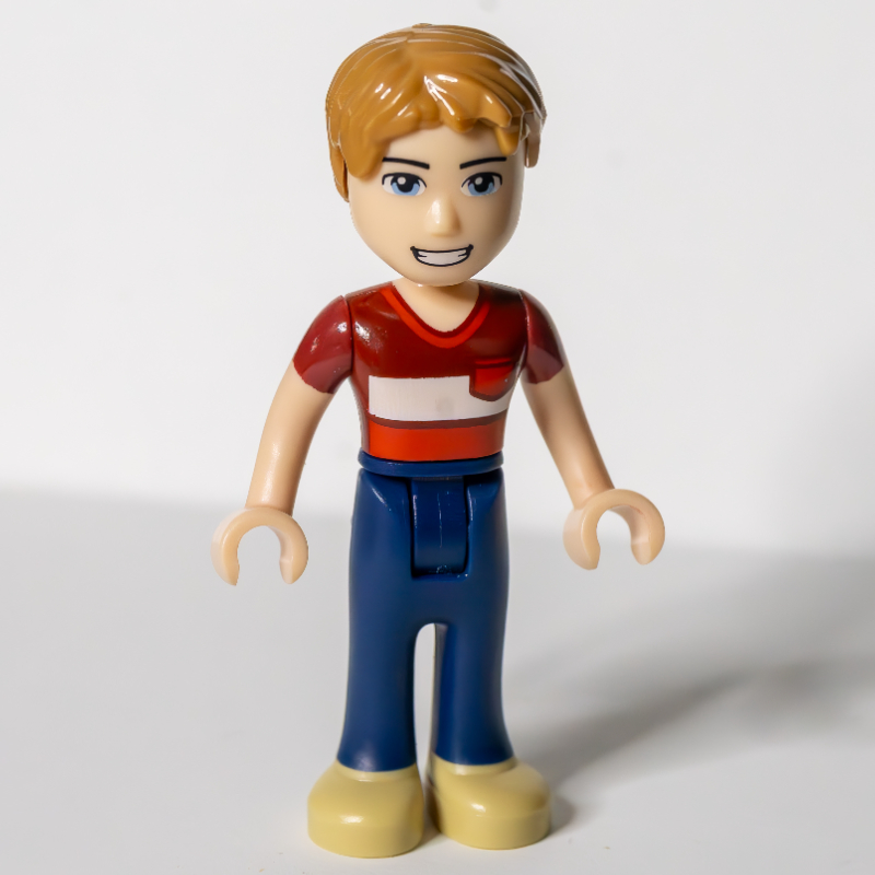Lego Henry - Red Shirt, Dark Blue Trousers