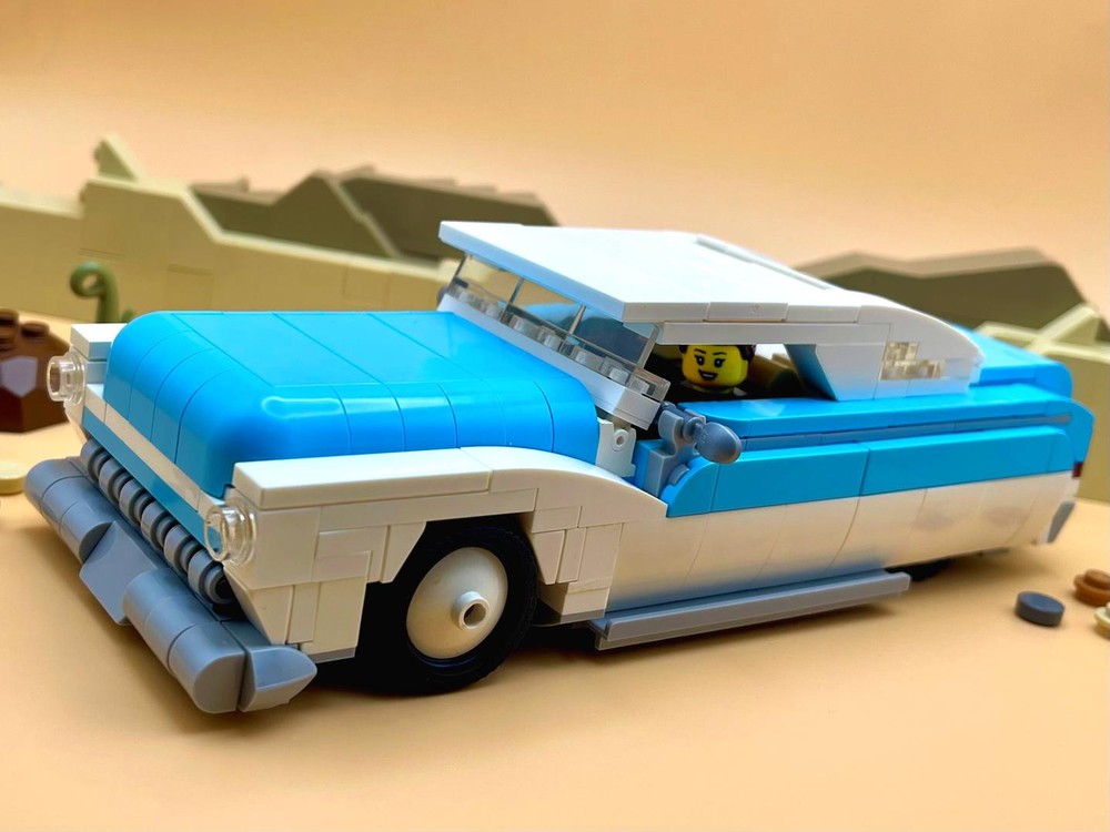 Lego 1950s Prime Planet Coupe - Medium Azure