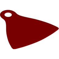 Lego Neckwear Cape, with One Top Hole / Red
