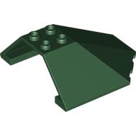 Lego Windscreen 6 x 6 x 2 Canopy / Dark Green