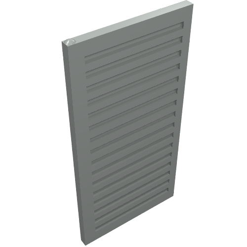 Lego Window 1 x 3 x 5 Shutter / Light Gray