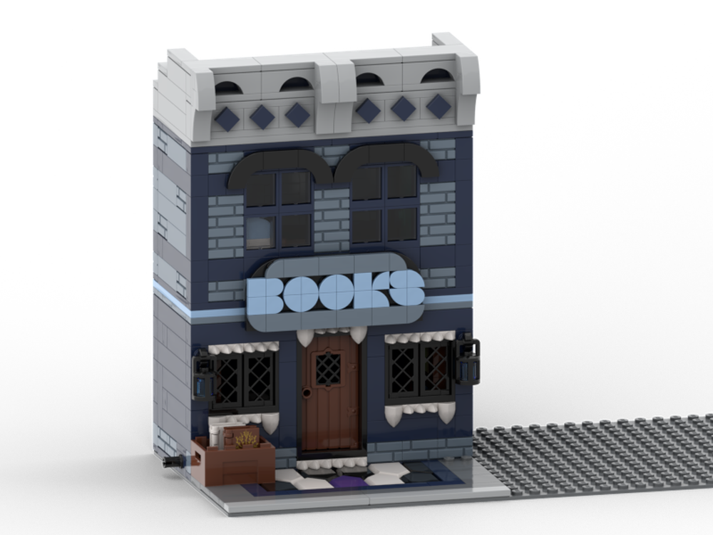 Lego Bogey Bookstore - Halloween Village/Winter Village