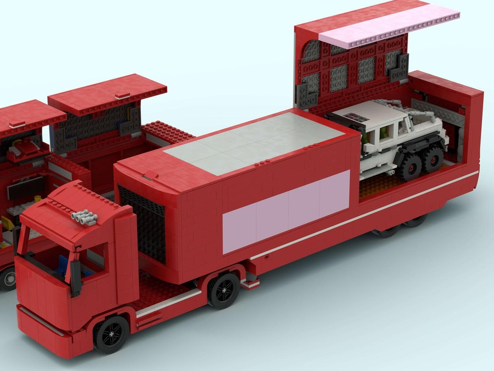 Lego Ferrari Truck in 12 width