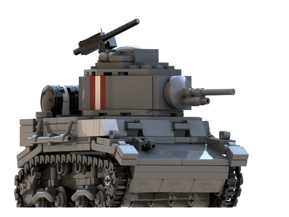 Lego M3a1 Stuart (2/6 division AIF)