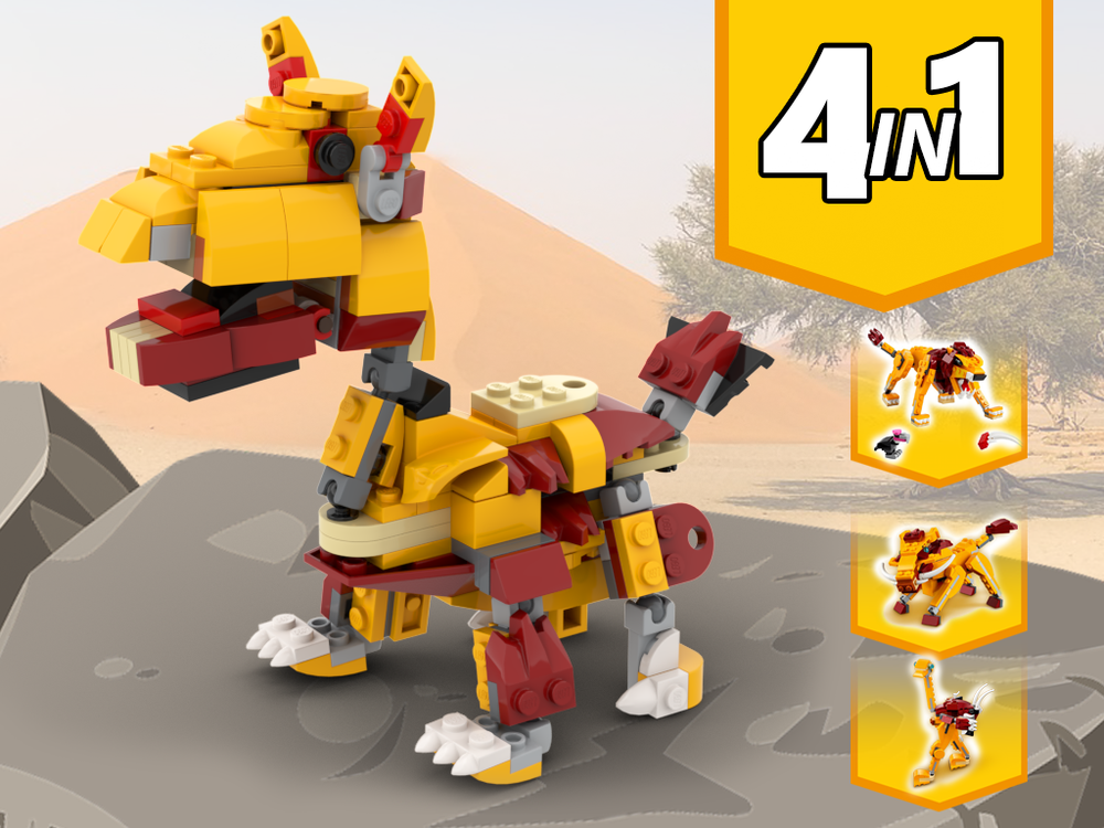Lego 31112 Dog Alternative Build