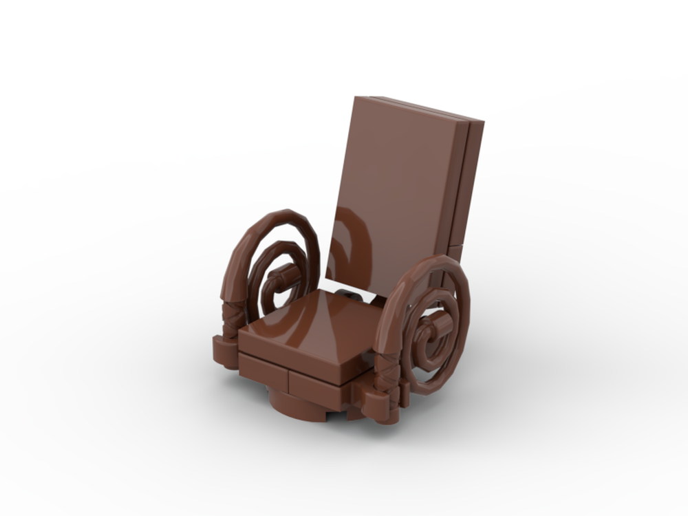 Lego Wooden Chair - Minifig Scaled | #2