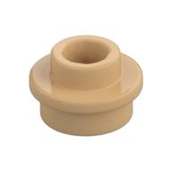 Lego Plate Round 1 x 1 with Open Stud / Warm Tan