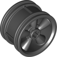 Lego Wheel 30 x 20 5-Spoke / Black