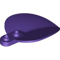 Lego Plant, Leaf/Petal 4 x 6 x 1 1 / 3 / Dark Purple