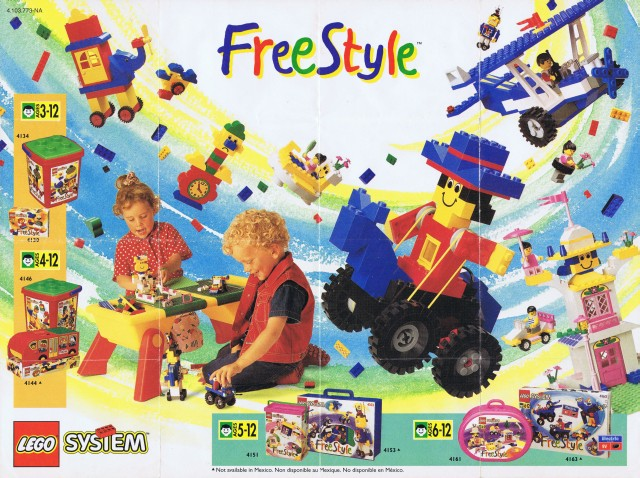 Lego 1996 Mini FreeStyle North America (4.103.773-NA)