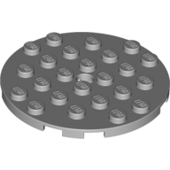 Lego Plate Round 6 x 6 with Hole