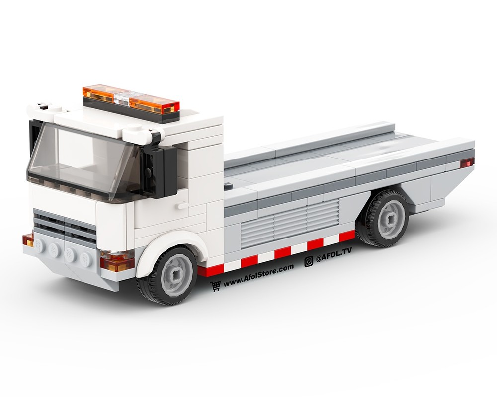 Lego 6-Wide Flatbed Tow Truck