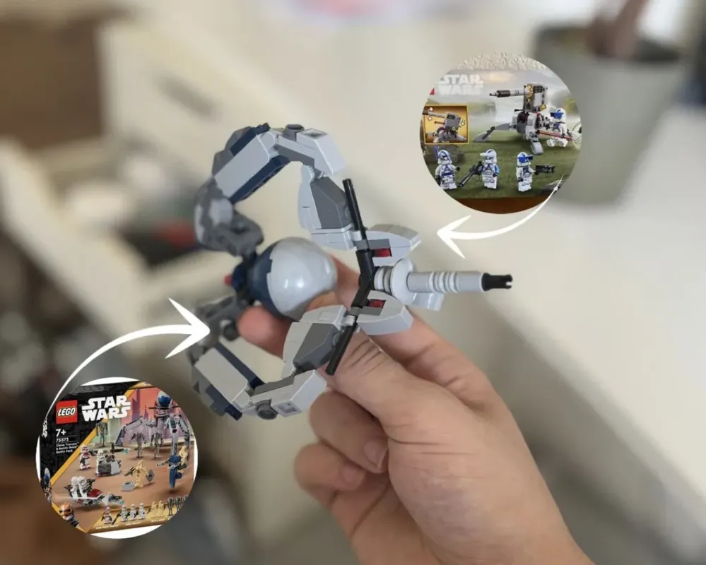 Lego Tri Fighter Droid - Alternative build