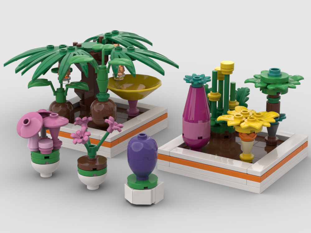 Lego Land plants of Subnautica
