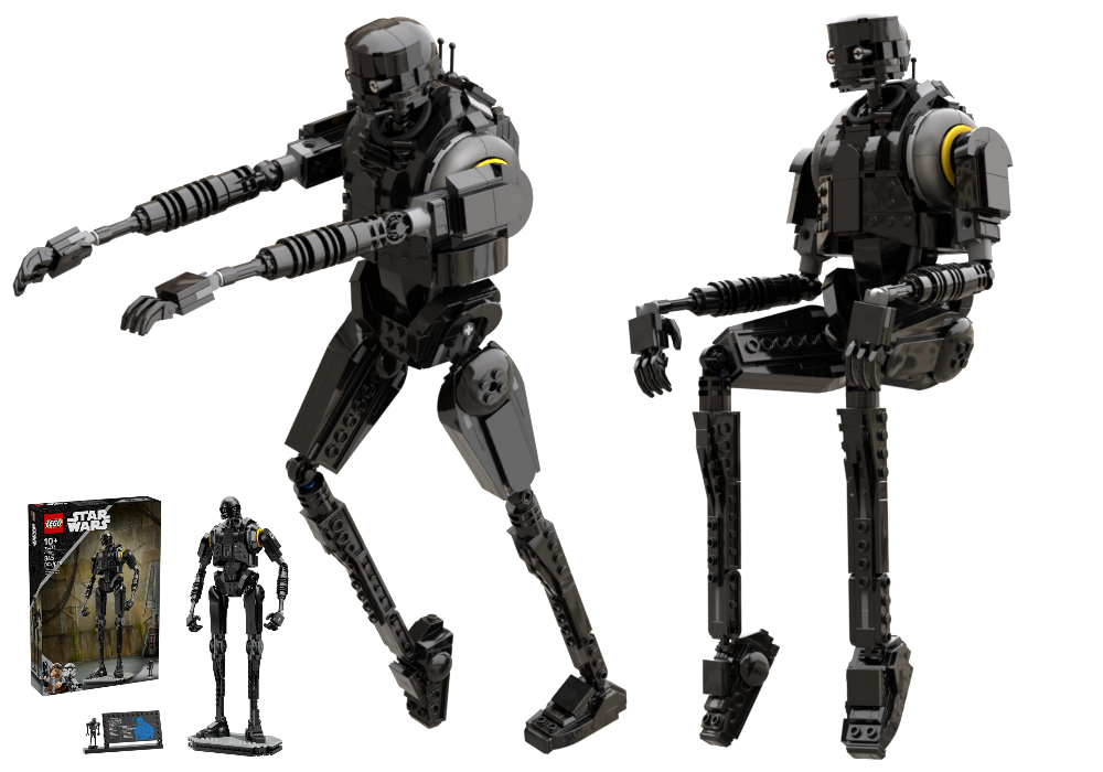 Lego K-2S0 Mods (Legs, head, shoulders)