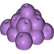 Lego Duplo Food Fruit Pyramid / Medium Lavender