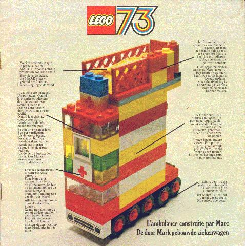 Lego 1973 Large Belgian (97520-Be)