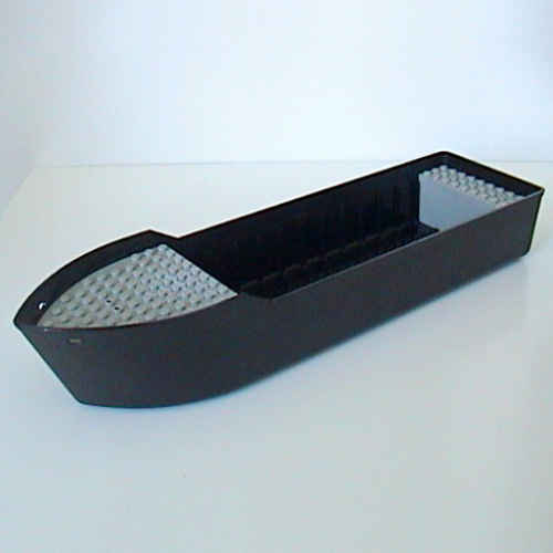 Lego Boat 38 x 10 x 5 2/3 [Complete Assembly] / Black
