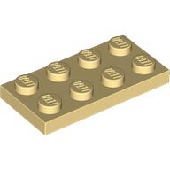 Lego Plate 2 x 4 / Light Yellow