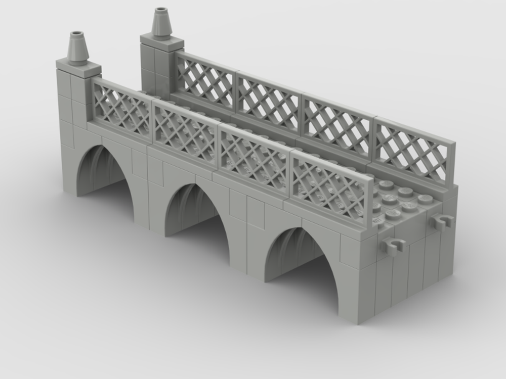 Lego bridge for modular city