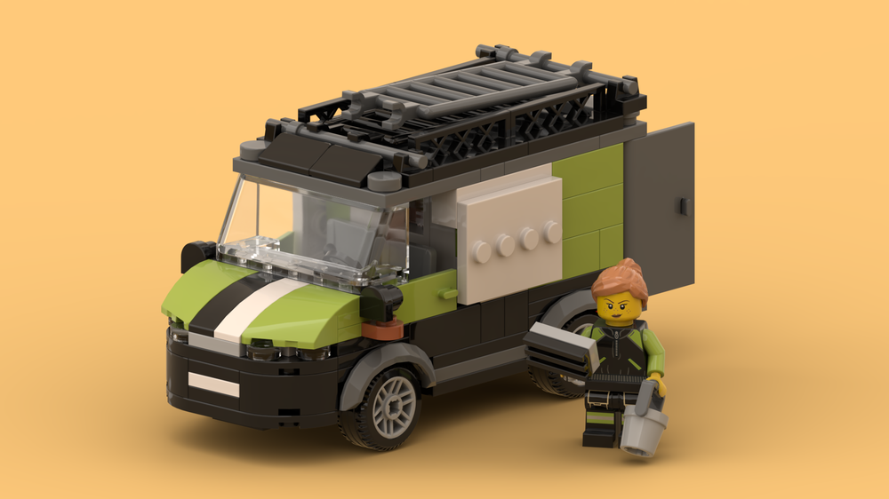 Lego HandyHanna Truck-Van WindowWasher