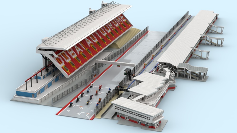 Lego Dubai Autodrome Start Line Complex