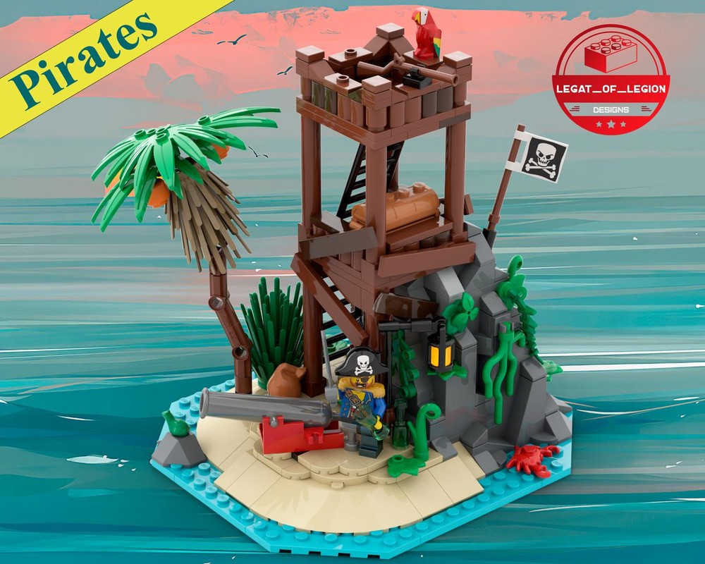 Lego 1871 Pirates Cannon Remake
