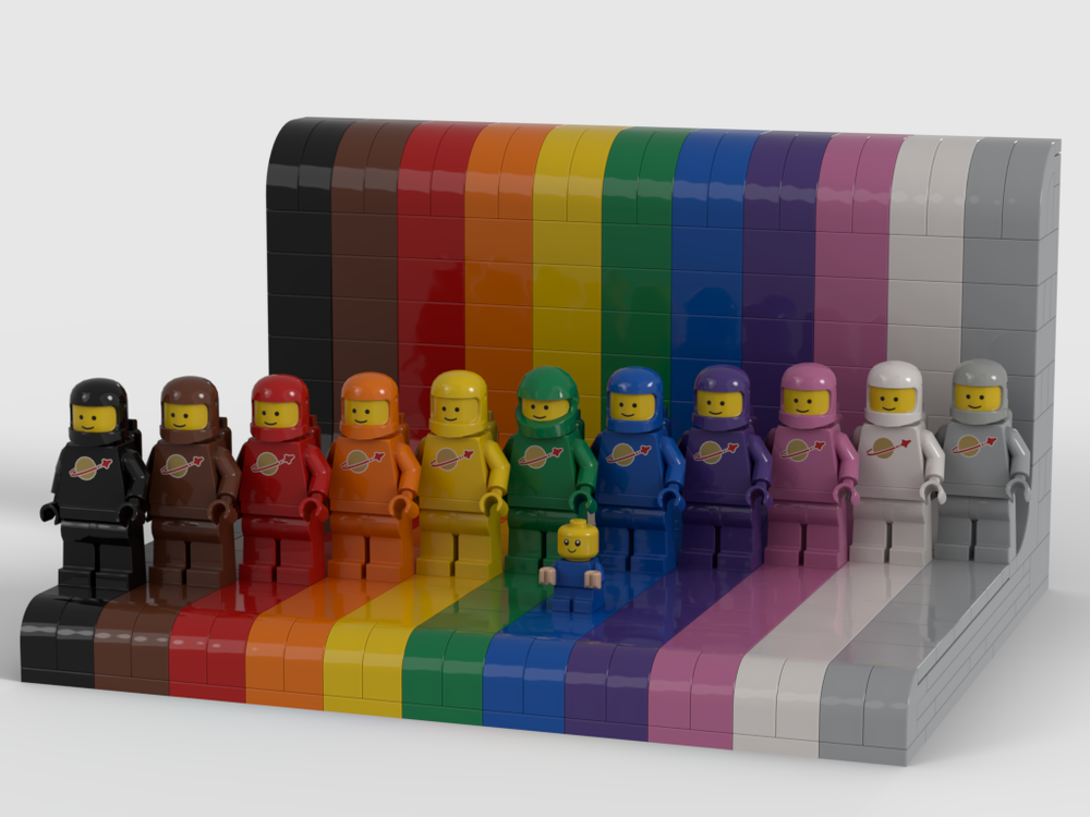 Lego All Astronauts are Awesome Extended