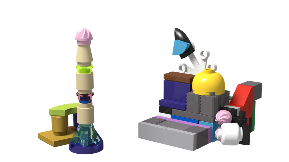 Lego 2022 Advent Challenge – Day 13 [Rocket Launch Station]