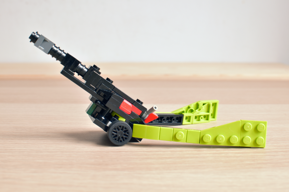 Lego Howitzer cannon from 30434
