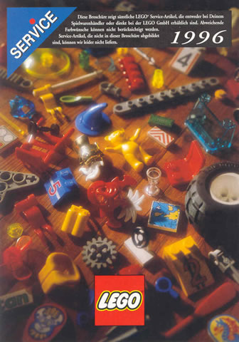 Lego 1996 Medium Service Packs German (924.716-D)