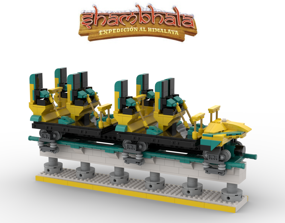 Lego Roller coaster - SHAMBHALA - PortAventura Park