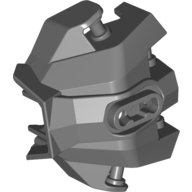 Lego Large Figure Hand Cover, Armor with Handles for Clips / Dark Bluish Gray