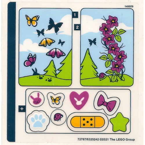 Lego Sticker Sheet for Set 41666-1