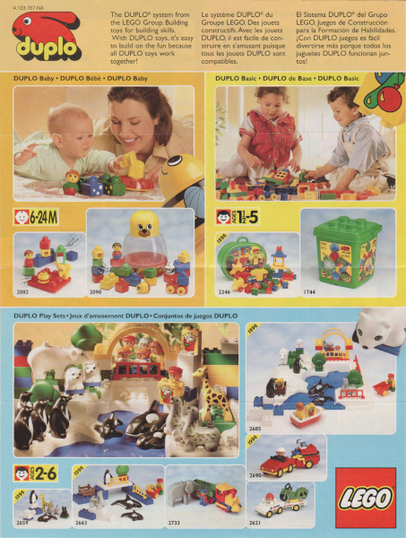 Lego 1996 Mini Duplo North America (4.103.767-NA)