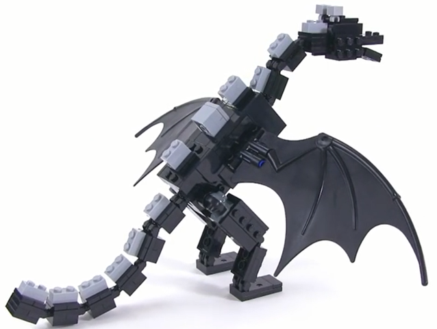 Lego Minecraft Ender Dragon, Original Version - Brick Built