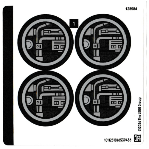 Lego Sticker Sheet for Set 75426-1