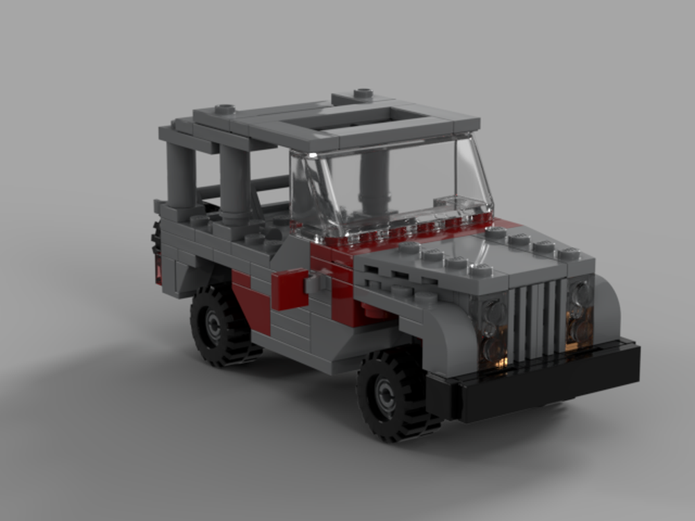 Lego Jurassic Park Jeep Wrangler
