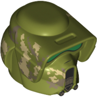 Lego Helmet Elite Corps Trooper Camouflage Print / Olive Green