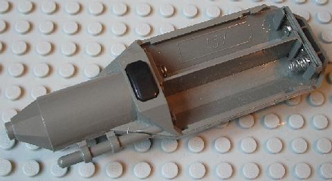 Lego Electric, Light Rock Raiders Laser, Bottom / Dark Gray