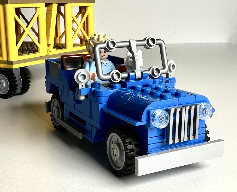 Lego TinTin Blue Jeep