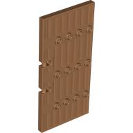 Lego Door 1 x 5 x 8.5 Stockade / Medium Nougat