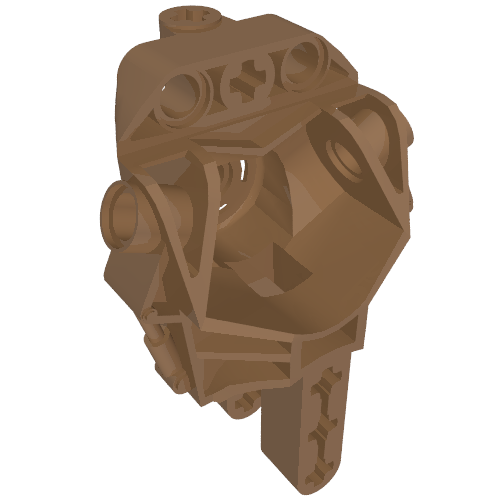 Lego Large Figure Skeletal, Torso (Toa Metru) / Light Brown