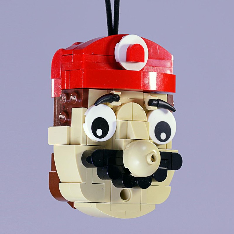 Lego Mario Themed Christmas Ornament