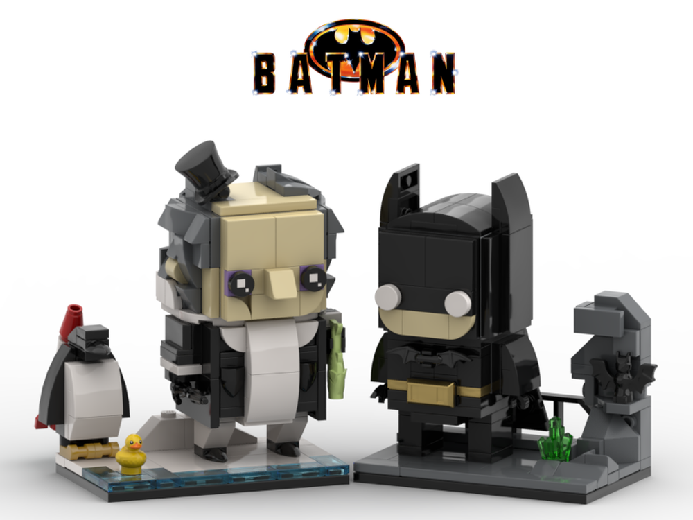 Lego Bat man - Set 1 - Brickheadz (Bat-man + The Penguin)