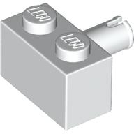 Lego Brick Special 1 x 2 with Pin / White