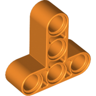 Lego Technic Beam 3 x 3 T-Shape Thick / Orange