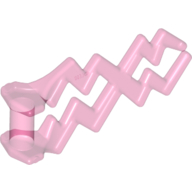 Lego Wave / Lightning Angular, Double / Trans-Dark Pink