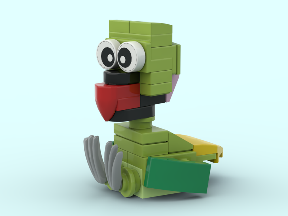 Lego Funny Birds: Rose-Ringed Parakeet